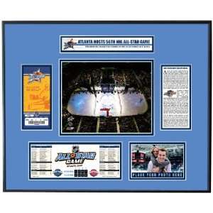  2008 NHL All Star Game Ticket Frame with story   Atlanta 