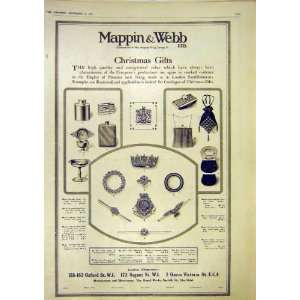  Mappin Webb Advert Christmas Gifts Silver Print 1917