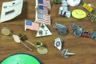 JC Lapel pins Rotary, Masons, Flag. Elephant, Edgar  