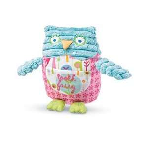   Pink Owl 5 Tooth Fairy Pillow   Plush Stuffed Animal