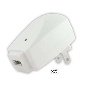  5x USB Wall CHARGER for iPhone 4G iPod Touch 3G Apple  