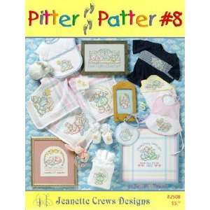  Pitter Patter #8   Cross Stitch Pattern Arts, Crafts 