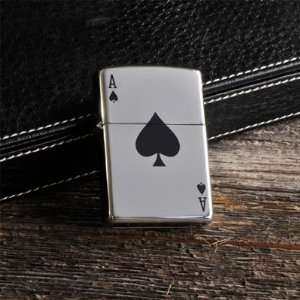 Aces Zippo Lighter   Can Be Personalized  Kitchen 