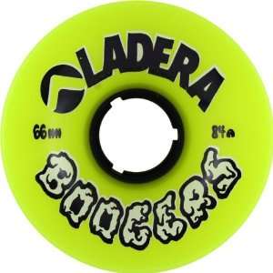  Ladera Boogers 66mm 84a Yellow Skate Wheels Sports 