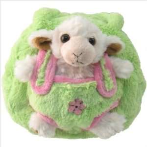  Kids Lime Plush Handbag With Cute Lamb Stuffie  Affordable 
