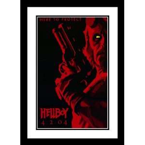 Hellboy 32x45 Framed and Double Matted Movie Poster   Style A   2004 