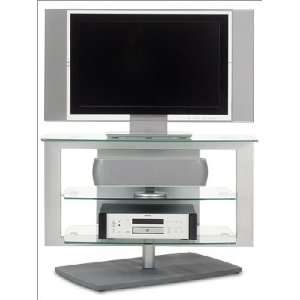   BDI 9423   Icon Series Silver TV Stand BDI Home Theater Furniture