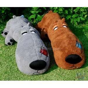  Big Nose Dog Beagle Toy Doll Pillow 35inch Long(brown 