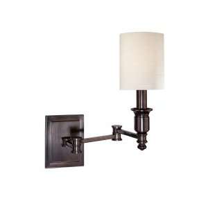Hudson Valley Lighting 7511 AGB Whitney   One Light Wall Sconce, Aged 