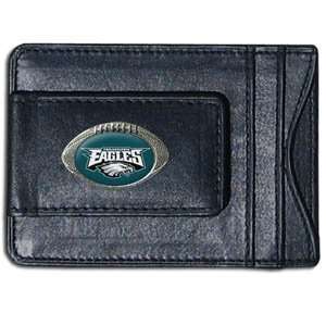  NFL Football Philadelphia Eagles Leather Money Clip Card 