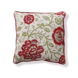  Provence Ruby Red Floral Pillow