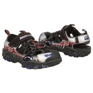 Kids Skechers  Manifold S Pre/Grd Black/Silver/Red Shoes 