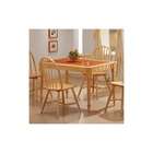 Wildon Home Montrose Dining Table with Terracotta Tile Top in Natural