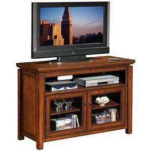   TV Stand Home Theater Entertainment Center & Media Cabinet   Chestnut