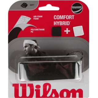 Griffbänder Wilson Comfort Hybrid Grip schwarz  Tennis  