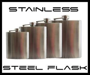 7oz Stainless Steel Hip Flask #50095  
