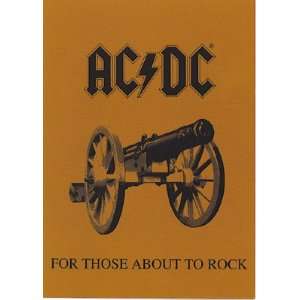 AC/DC Those About To Rock Postcard 46085  Toys & Games  
