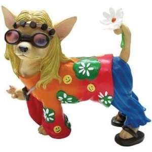  Aye Chihuahua Flower Child Figurine