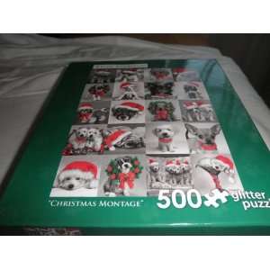    Keith Kimberlin Christmas Montage 500 Glitter Puzzle Toys & Games