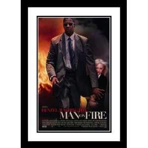  Man on Fire 32x45 Framed and Double Matted Movie Poster   Style 