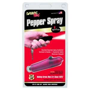  SABRE Red Sptifire Pepper Spray, Red: Sports & Outdoors