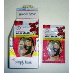  Simply Basic Vanilla Raspberry Pore Focus Mud Mask Case 
