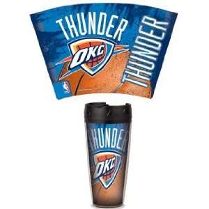 NBA Oklahoma City Thunder Travel Mug   Set of 2:  Kitchen 