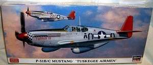 hasegawa 1/72 USAAF P 51 B/C MUSTANG TUSKEGEE AIRMEN  