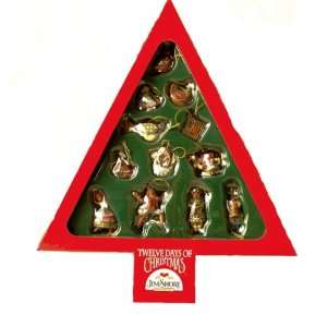  Jim Shore Mini Ornament Set 12 Days of Christmas
