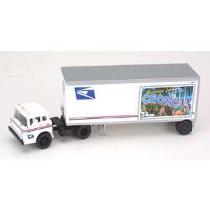  HO USPS Tractor & 28 Pup Trailer   Georgia: Toys & Games