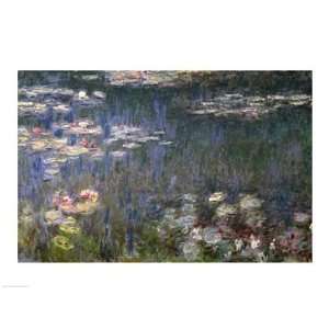  Waterlilies Green Reflections, 1914 18 (left section 
