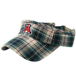  Top of the World Arizona Wildcats Navy Blue Plaid Washed 