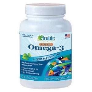  TruLife Natural Omega 3 1000 Mg Fish Oil, 100 Softgels www 