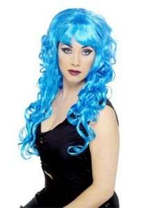 Meerjungfrau ~ Sirene ~ blaue Glamour Perücke ~Karneval  