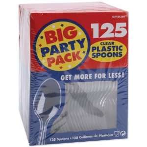 Amscan 6600286 Big Party   Pack Plastic Spoons 1     Pack of 25 