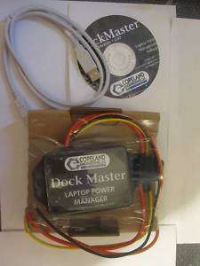 DOCK MASTER VEHICLE LAPTOP COMPUTER POWER MANAGER NEW  
