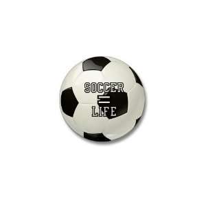  Mini Button Soccer Equals Life 