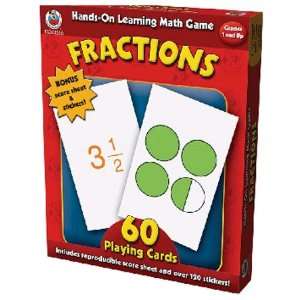  Fractions Gr 1 6 Hands On Learning Math Games Toys 