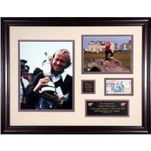 Jack Nicklaus   British Open   Framed Multiple Photographs with 5 