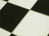 13,41 Euro/m²) Bodenfliesen schwarz weiß, Schachbrett 20x20 Fliesen 