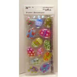   : Hallmark Easter ESS3066 Easter Egg Puffy Stickers: Everything Else