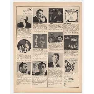  1961 Columbia Records Newest Sounds Print Ad (Music 