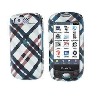  On Plastic Phone Design Case Cover Black Plaid For Samsung Highlight 