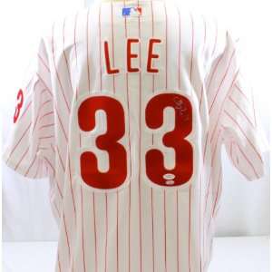   Cliff Lee Jersey   JSA   Autographed MLB Jerseys: Sports & Outdoors