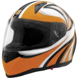  Sparx Tracker Stiletto Orange Full Face Helmet   Size 
