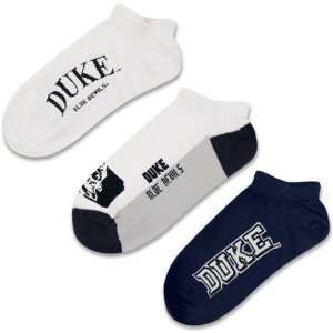  Duke Blue Devils Athletic 3 Pair Sock Pack: Sports 