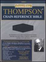   Chain Reference Study Bible Black, Thumb Index 9780887075278  