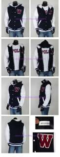 Mens New Varsity Hoodie Baseball Jacket (S,M,L,XL/QualityCotton 