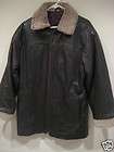 authentic kenneth cole leather bomber jacket coat wwii expedited 