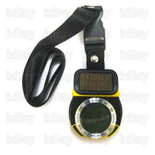 Solar Powered Barometer+Thermometer+ Altimeter + Clock + Compass 